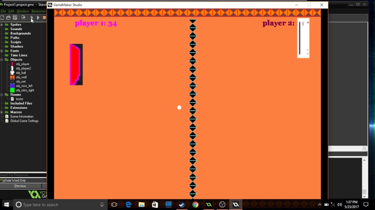 CSI Pet Project - Game Maker Pong