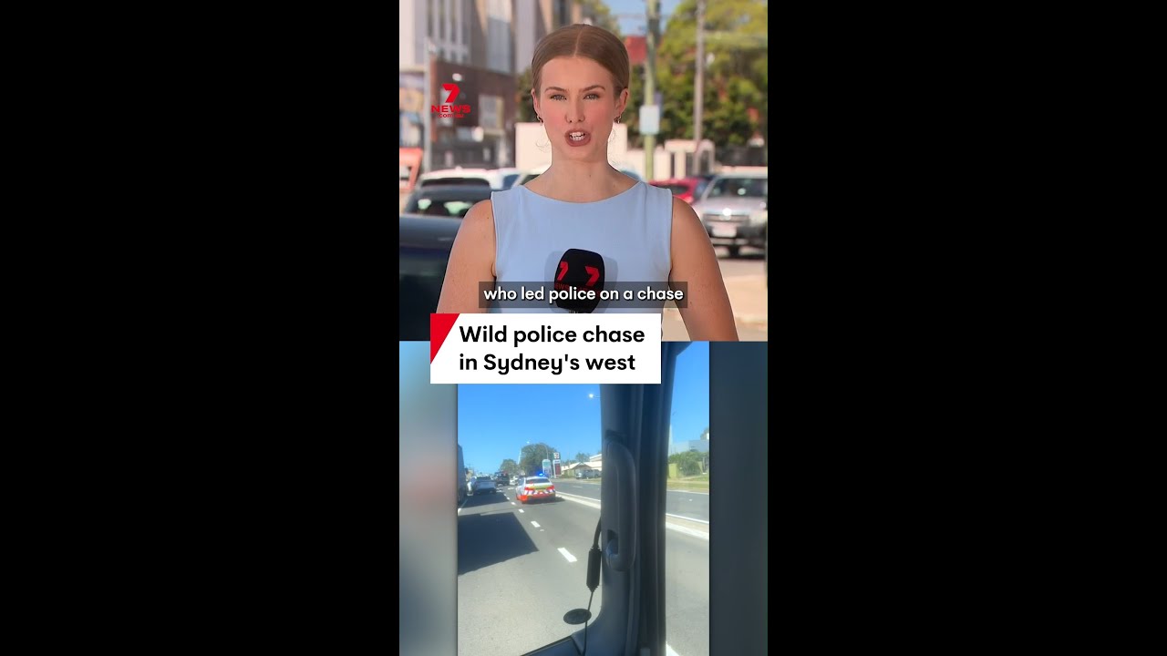 Wild police chase through Sydney's west ends in arrest