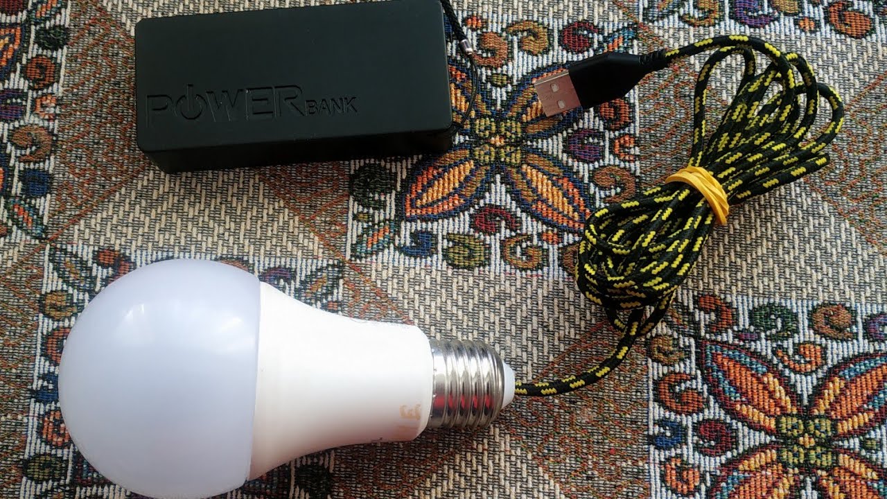 USB лампочка своими руками Аварийное освещение Не выбрасывай сгоревшую лампочку