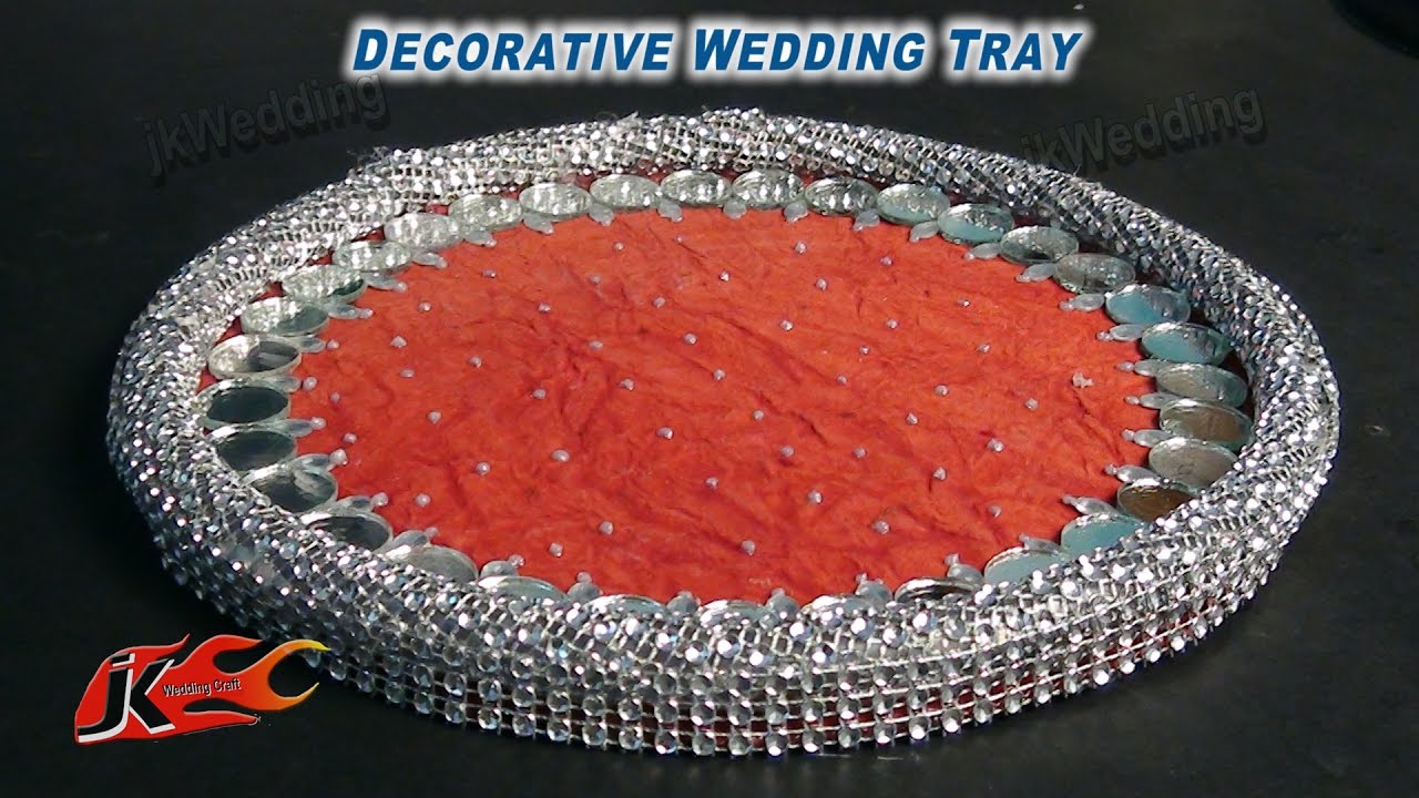 DIY Wedding  Shagun Ring Plate | JK Wedding Craft 011