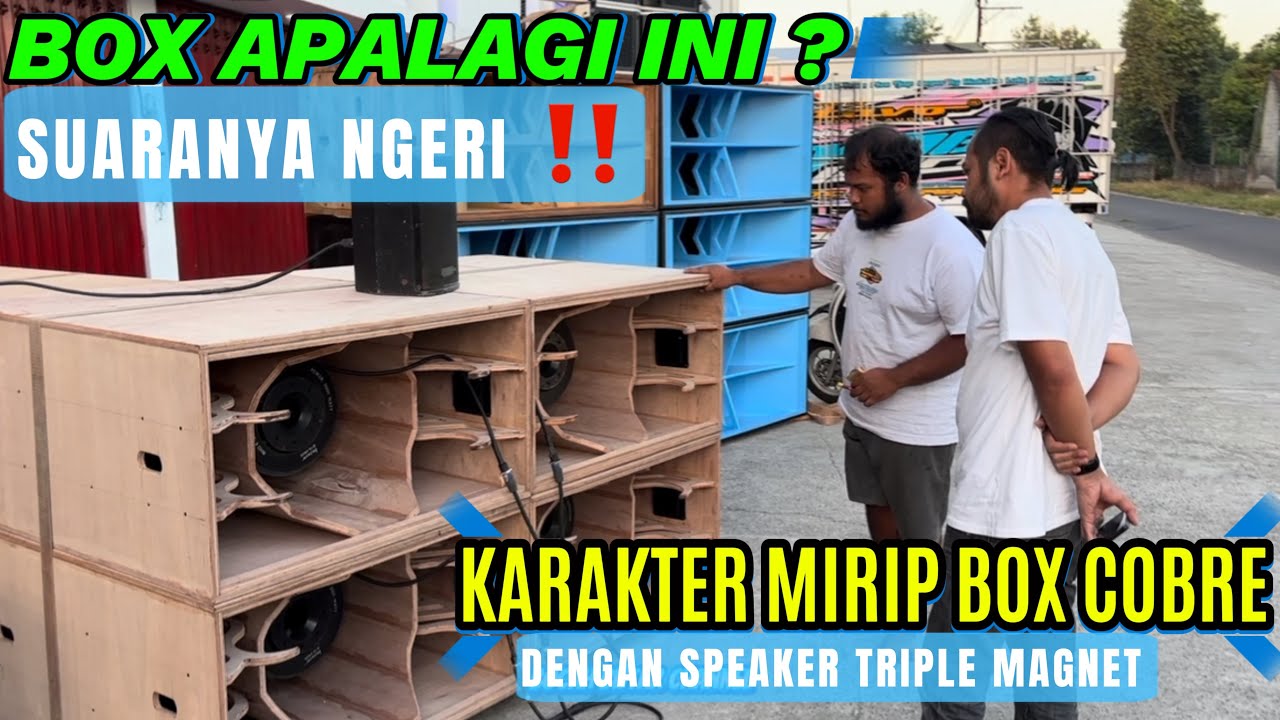 BOX BARU BREWOG ‼️PENERUS COBRE 😱 Dengan Speaker Triple Magnet Suaranya Ngeriii ‼️