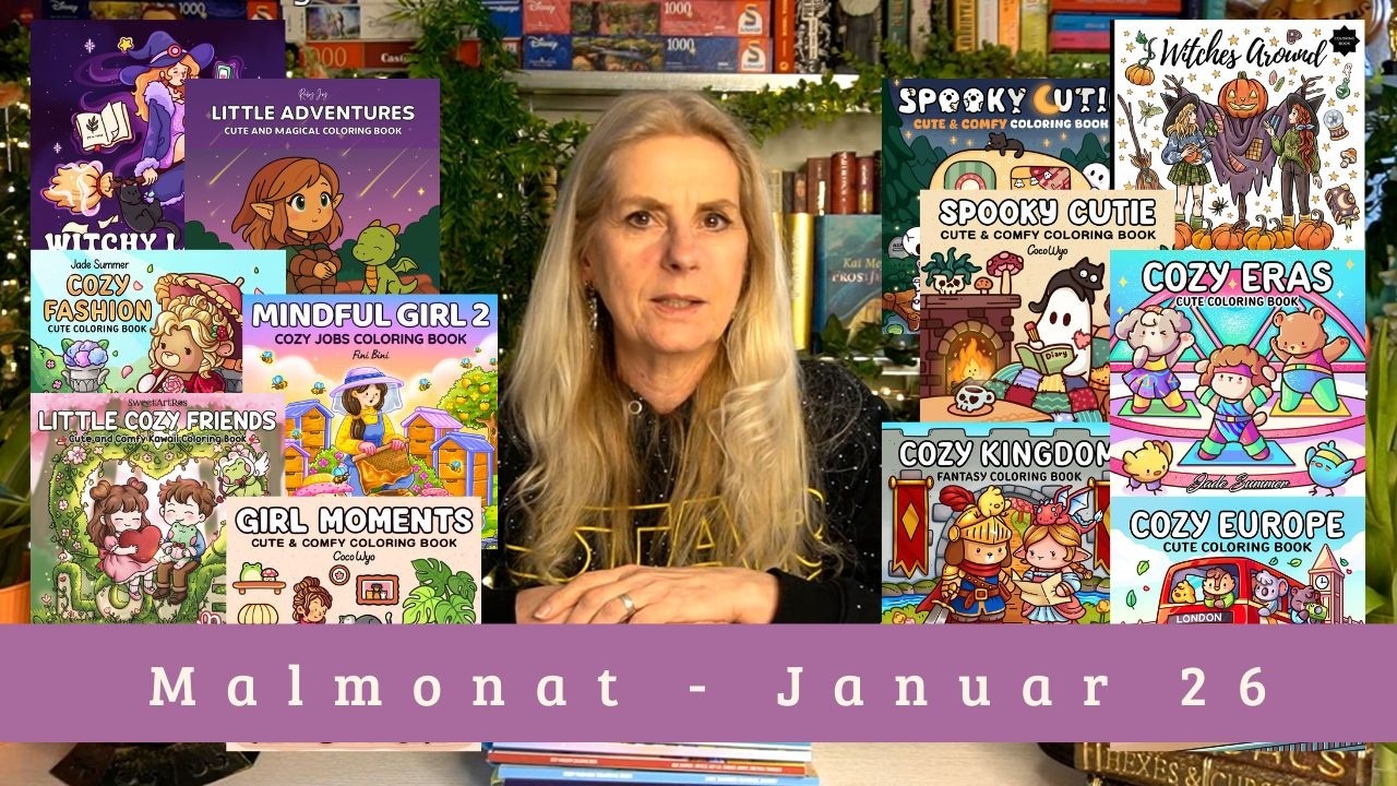 Ausmalmonat Januar 2026 | Coloring Books | Malbücher für Erwachsene🎨