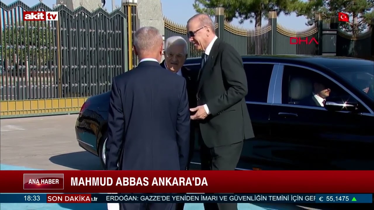 Mahmud Abbas Ankara'da!