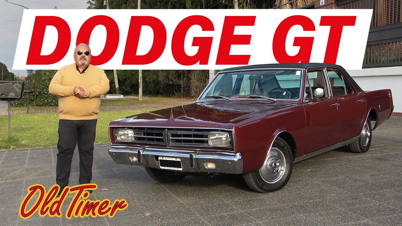 GRAN TURISMO Dodge GT 1968 Motor Slant Six 155 CV + Barracuda de 4ta - Color Borgoña Met - Oldtimer