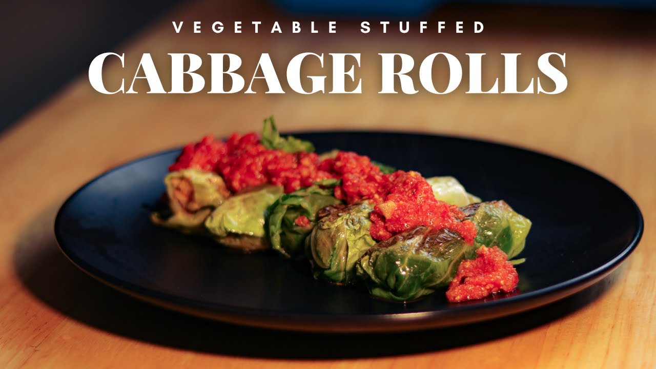 Healthy Vegetable-Stuffed Cabbage Rolls |Delicious Dinner Recipe