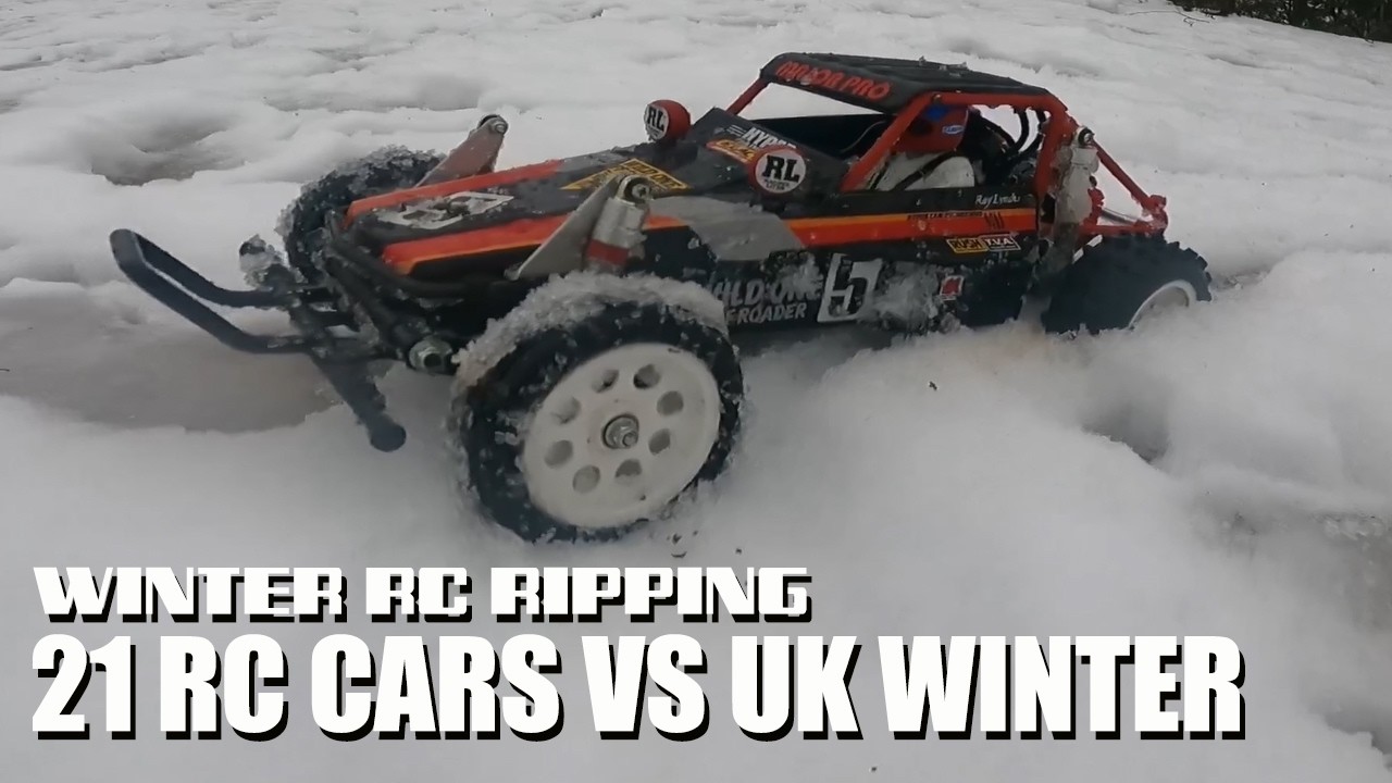 RC Ripping in the UK Winter!  Mud, ice, snow, rain and cold. Bring it on!