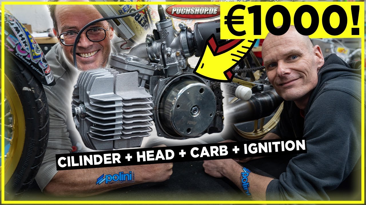€1000,- Euro FULL POLINI 65cc Puch Maxi Setup