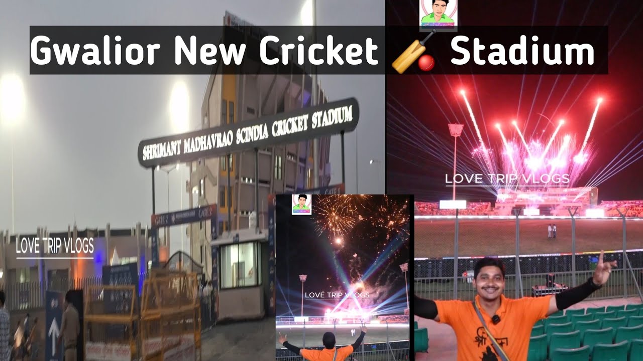 Gwalior Stadium Madhya Pradesh League Ceremony Fireworks & Light Show | Jay Shah In MPL 2024
