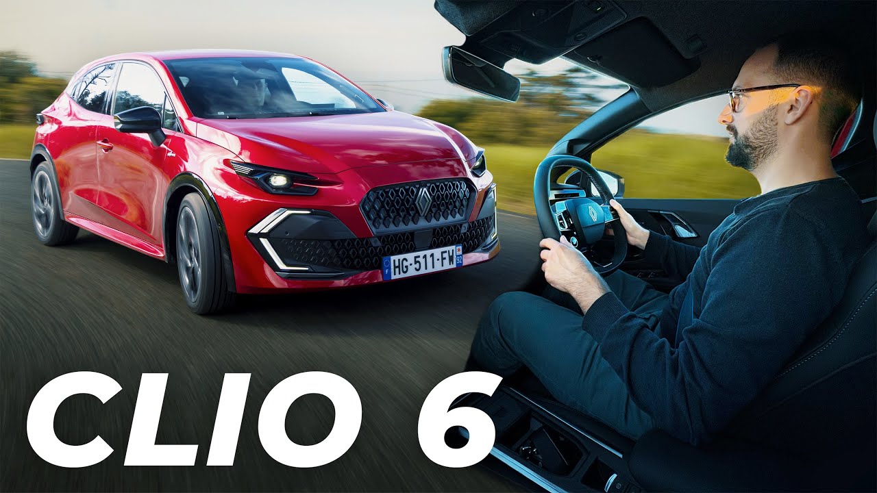 Renault Clio 6 E-Tech Hybride : nos premières impressions de l'essai en avant-première !