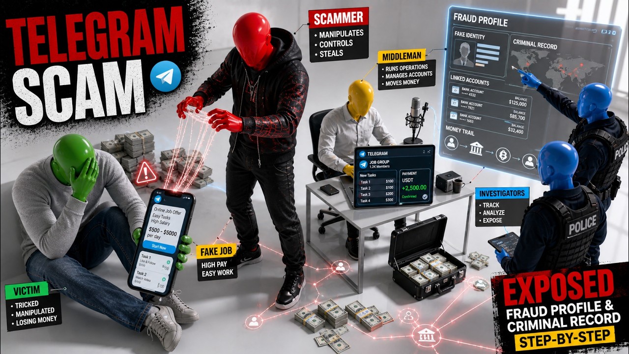 I Went Undercover to Expose a Telegram Job Scam: Their Full Fraud Profile Revealed