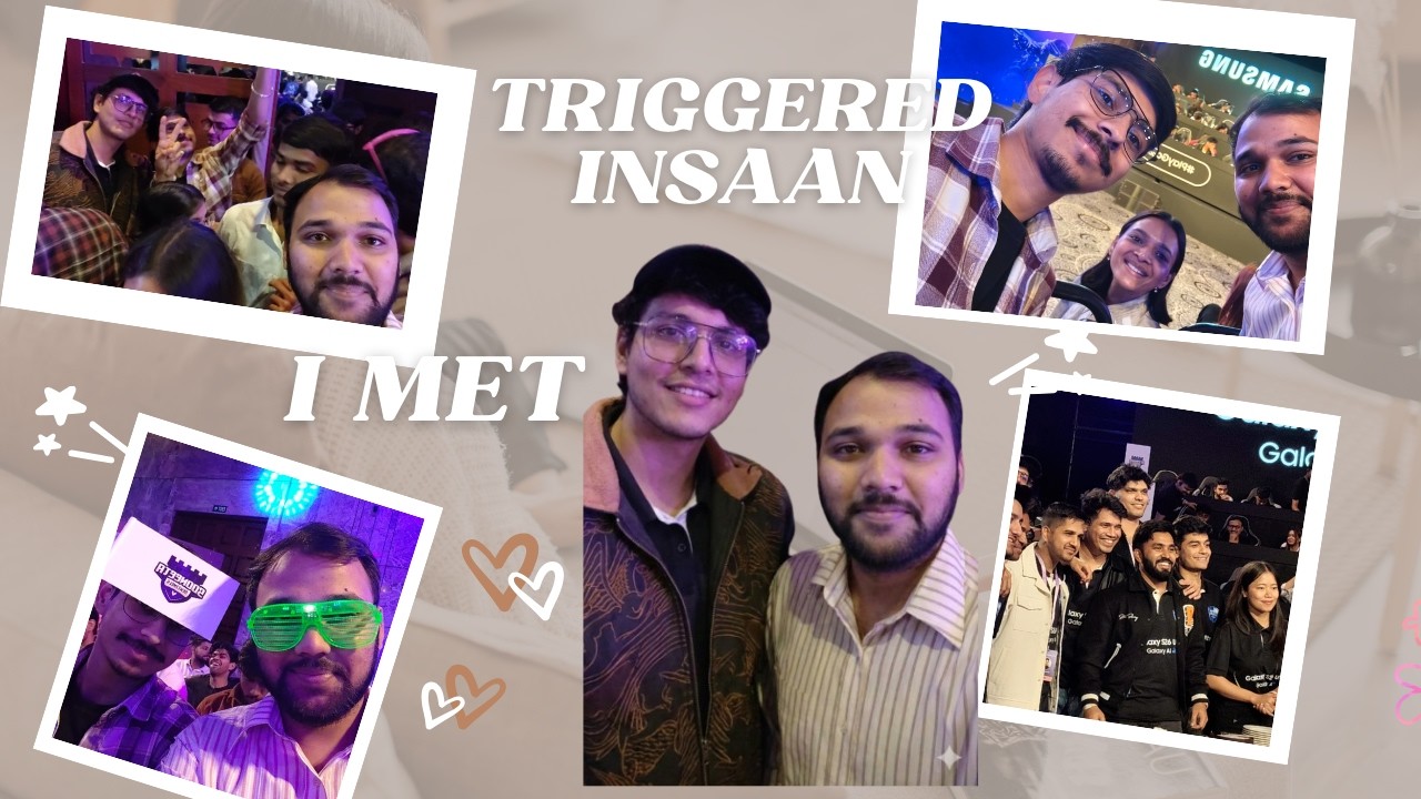 I met @triggeredinsaan ( IIMC DELHI)