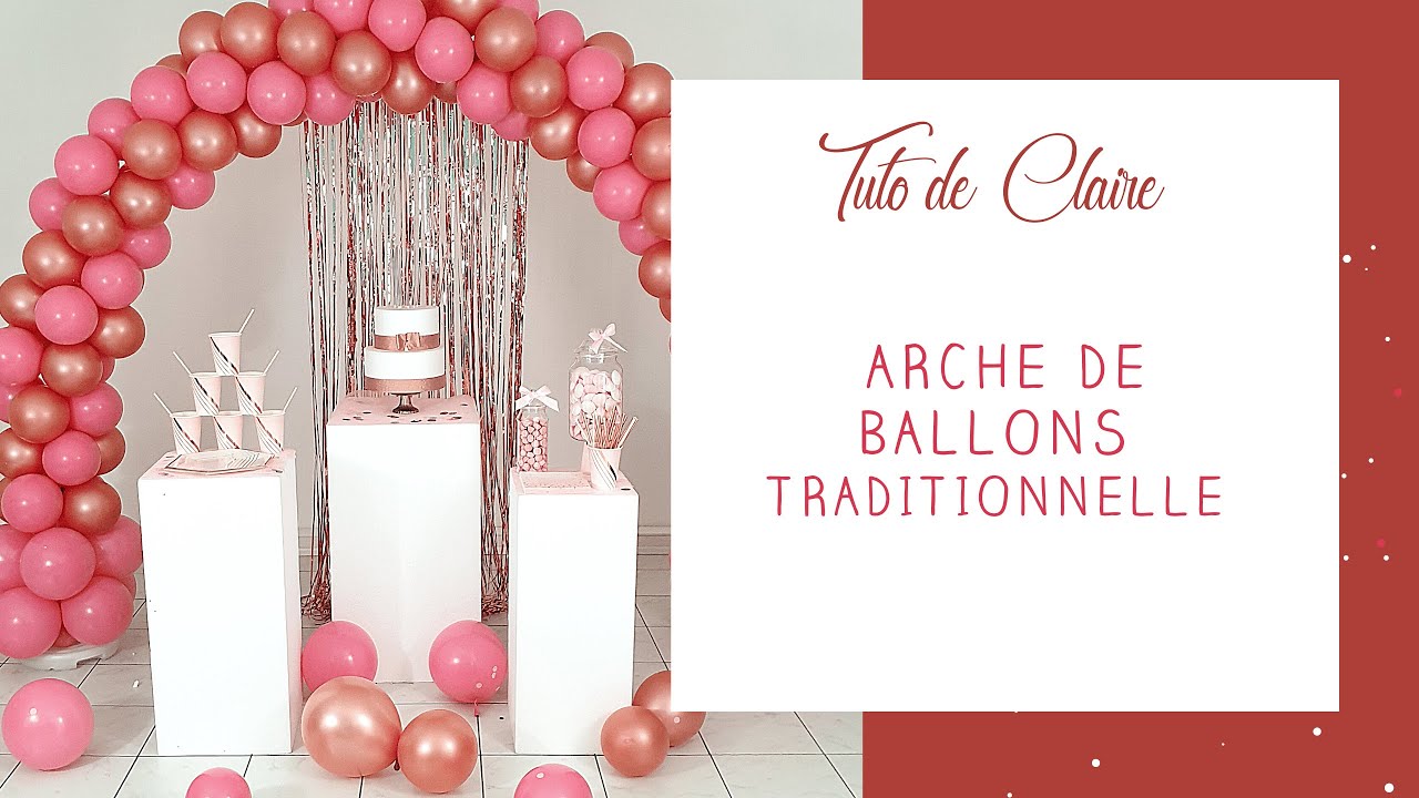 Comment r&eacute;aliser une arche de ballons organiques compl&egrave;te ?