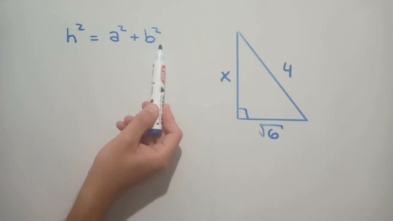 Teorema de Pitágoras con irracionales