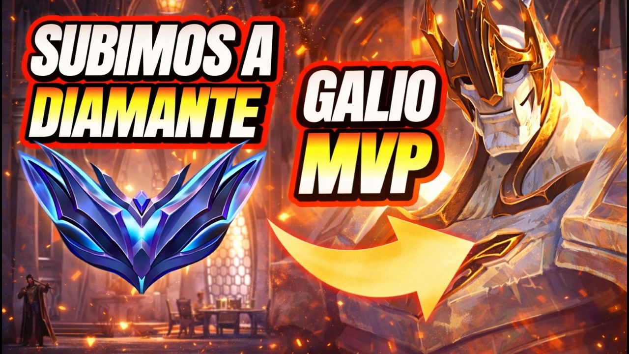 🏆 Este game me llevó a DIAMANTE 4 | Solo Demacia + Galio GOD