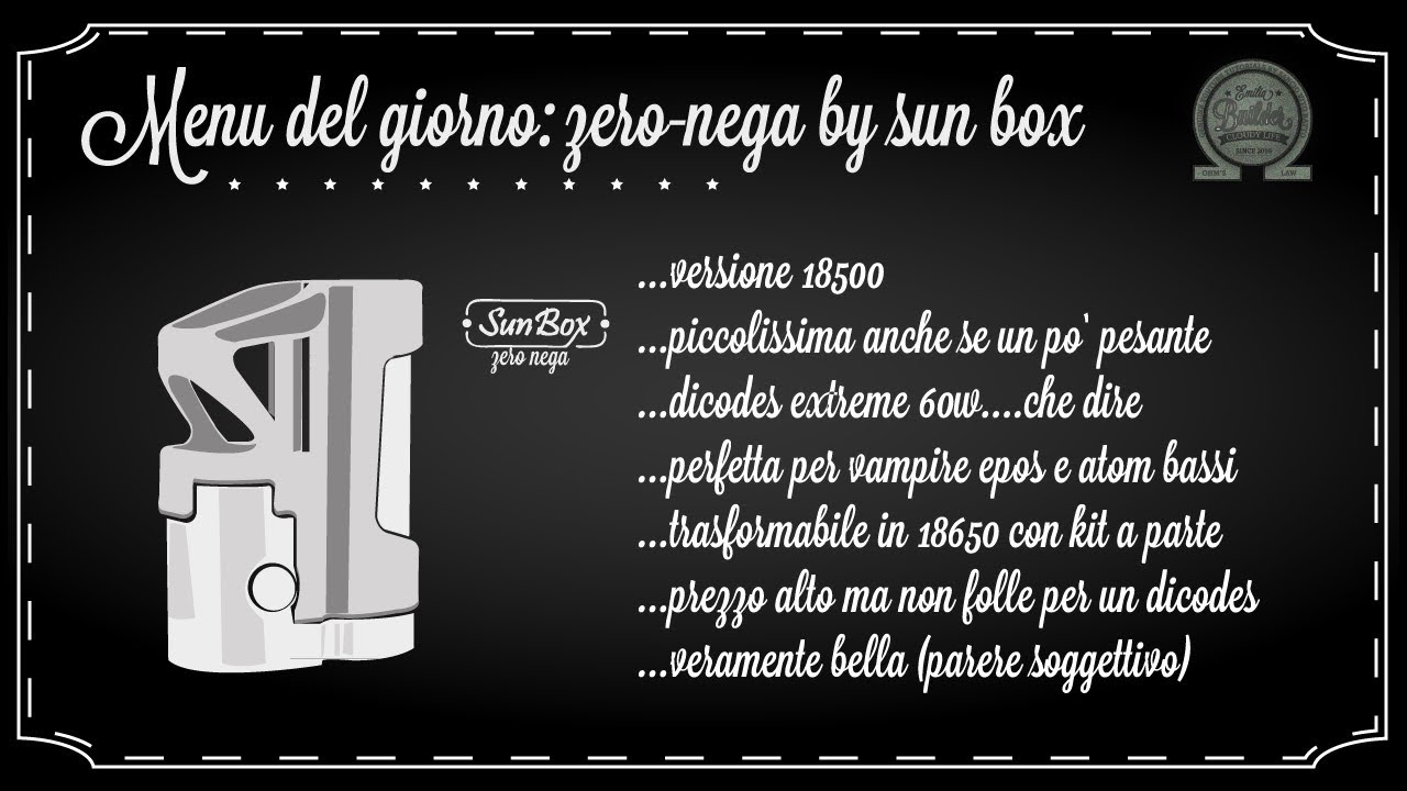 zero nega 18500 by sunbox circuito dicodes 60w recensione emiliabuilder ita