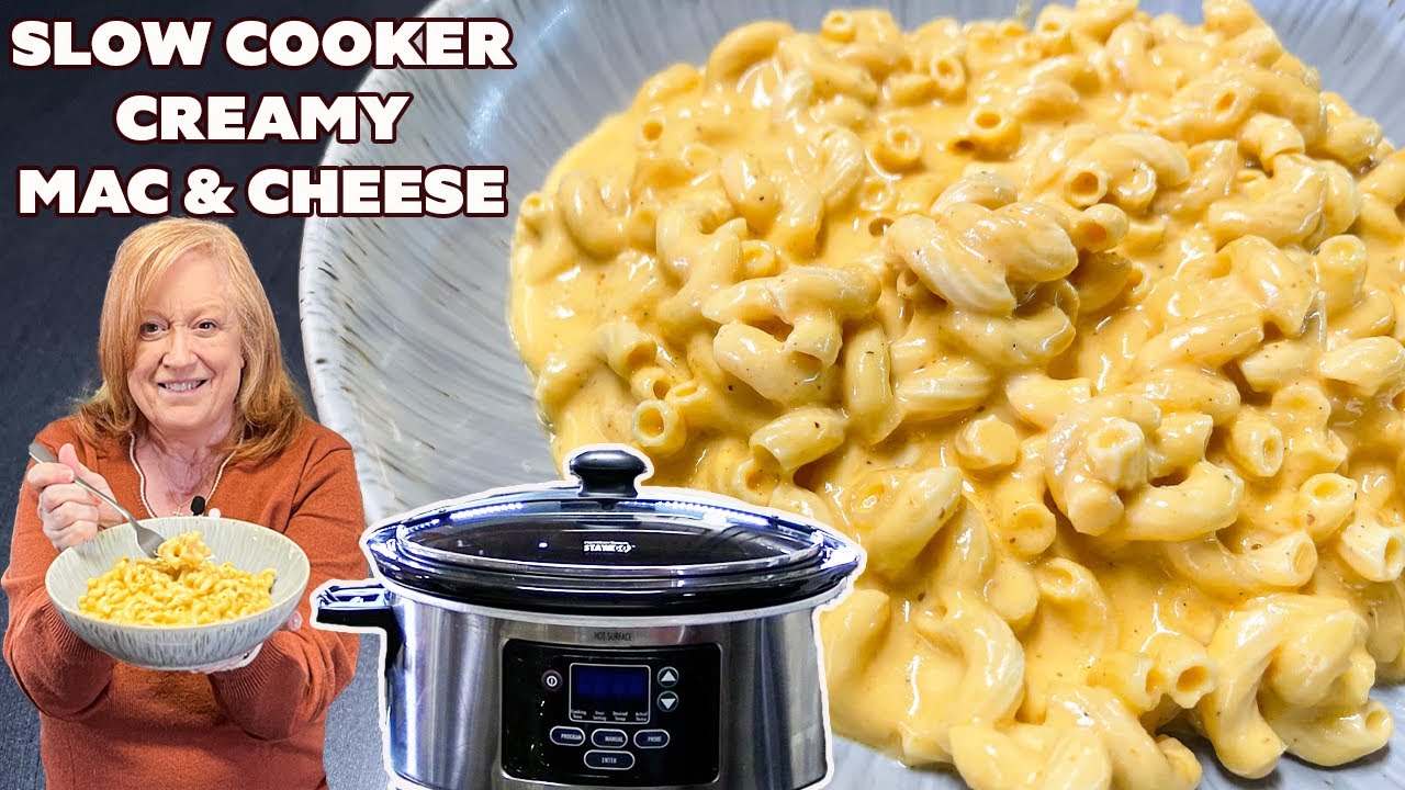 Creamy SLOW COOKER MAC & CHEESE, The Creamiest Side Dish