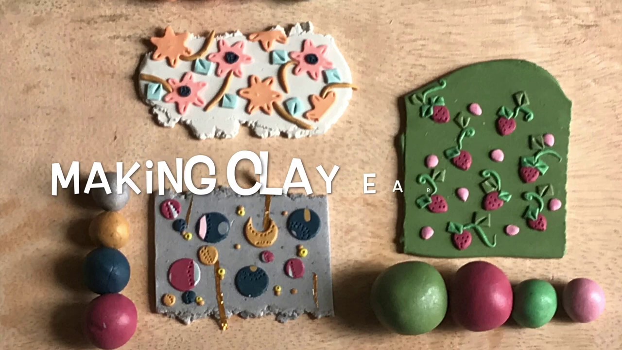 Clay Tutorial 01: Polymer Clay Earrings