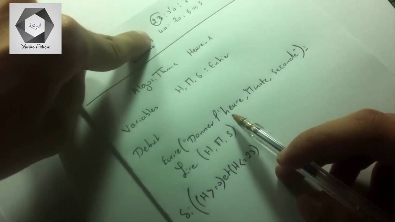 Algorithme Darija | Exercice Simple N3 ( Si - Sinon )