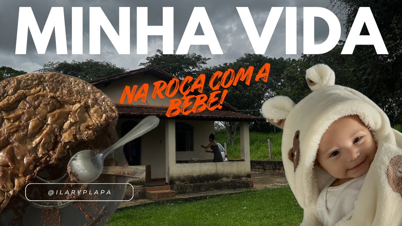 “Primeira vez da minha filha na roça… e o pneu furou 😳🌿”