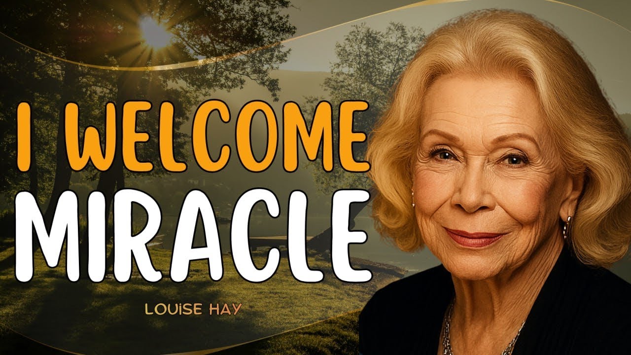 Louise Hay: I Welcome Miracles and Abundance Into My Life / Daily Morning Affirmations 