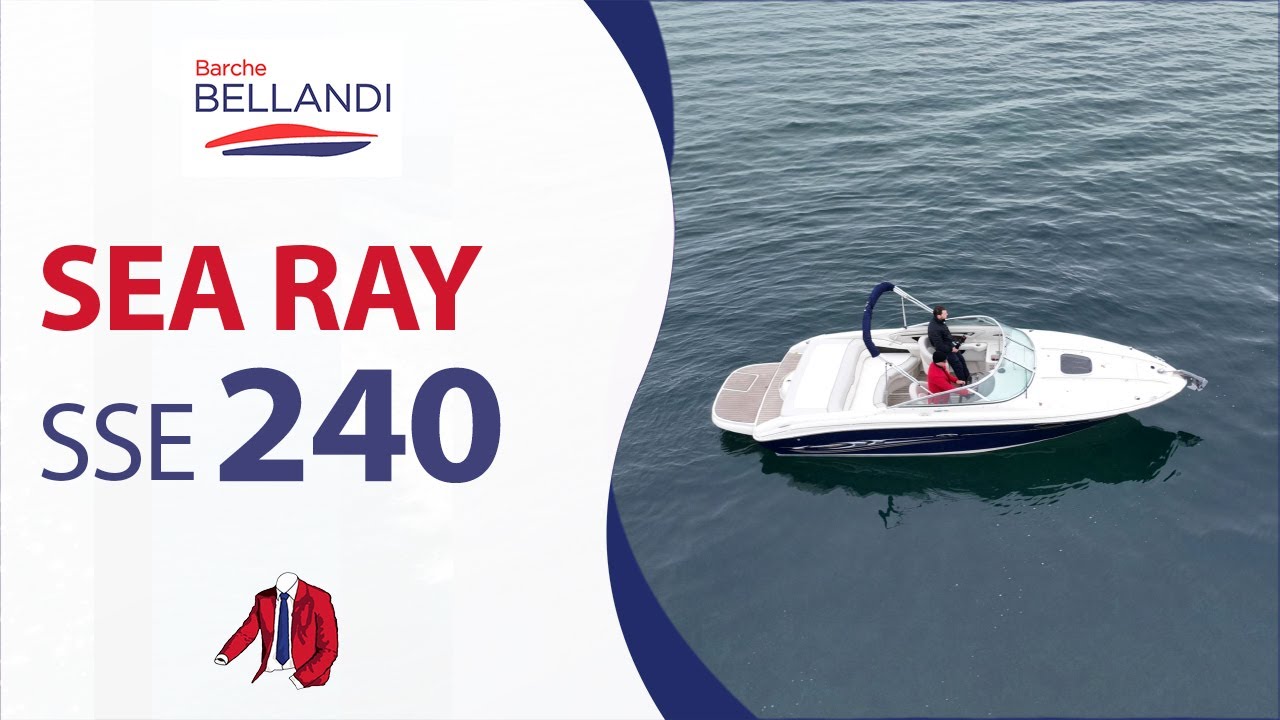 Sea RAY 240 SSE con motore da 200 CV // Test sul lago di Garda // Barche Bellandi