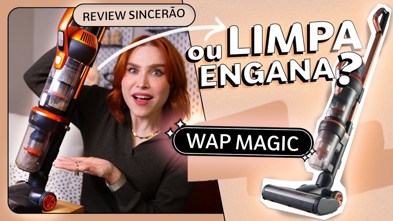 TESTEI WAP Magic 450W: O ASPIRADOR Vertical Perfeito Para Casas com Pets?  | Lu Ferreira
