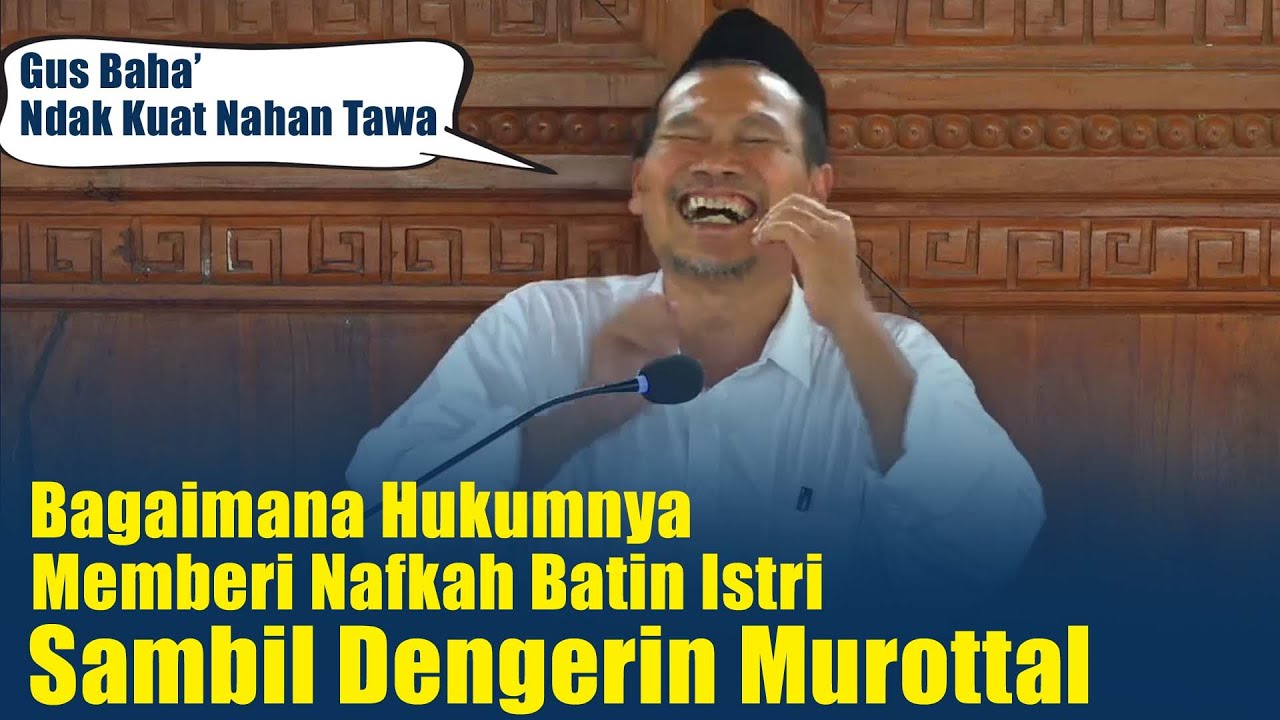 Gus Baha' Sampai Ndak Kuat Nahan Tawa.. Denger Pertanyaan Jamaah Ini