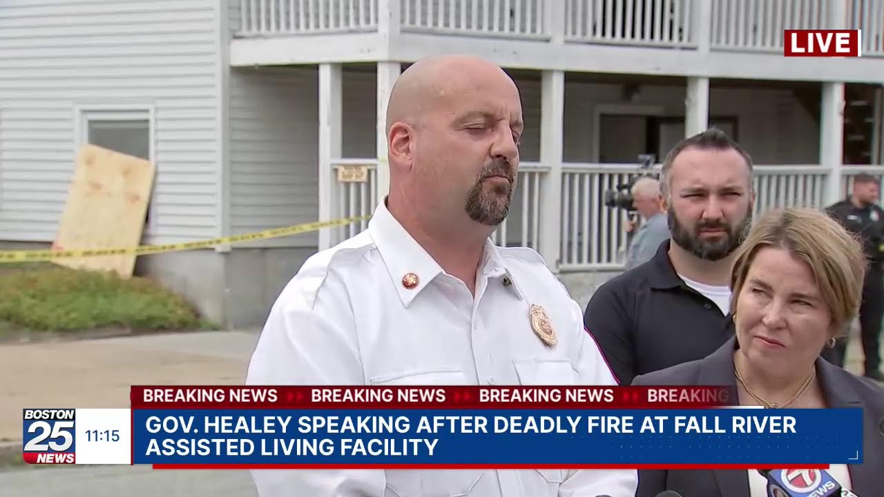 WATCH LIVE: Gov. Healey speaking after deadly fire at Fall River assisted living facility.