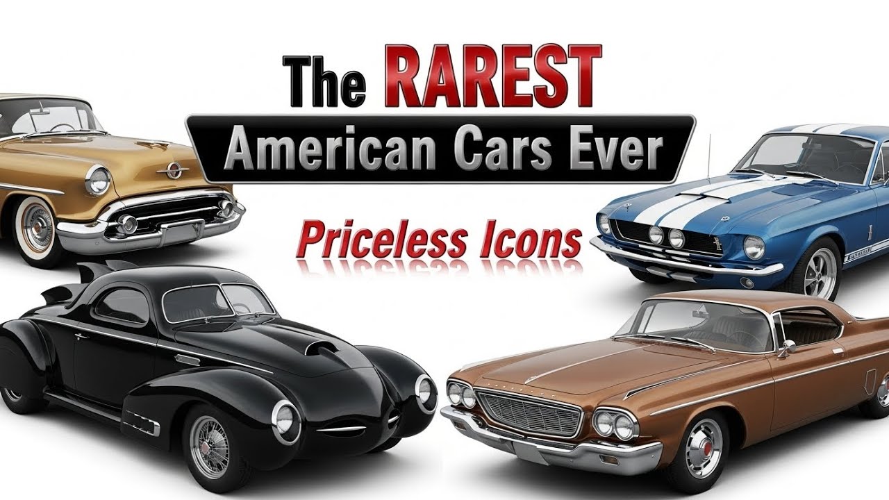 Top 10 Rarest, Priceless American Vintage Cars That Defined an Era – Money Can’t Buy!