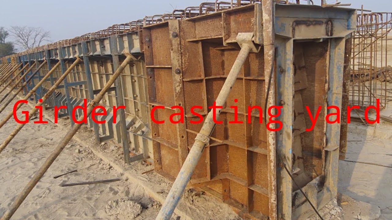 Girder casting yard