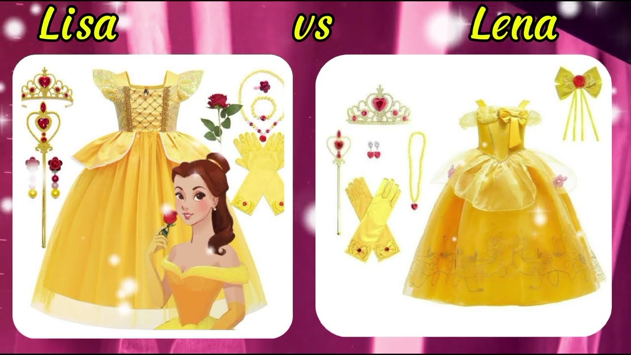 LISA OR LENA | PRINCESS DISNEY DRESS | 