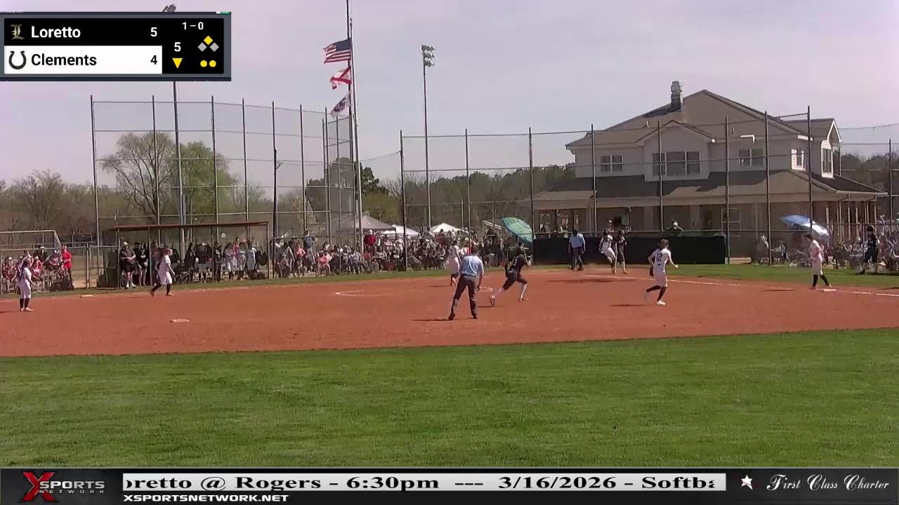 Loretto Lady Mustangs vs Clements  - HS Softball - Times Daily - 3/14/26