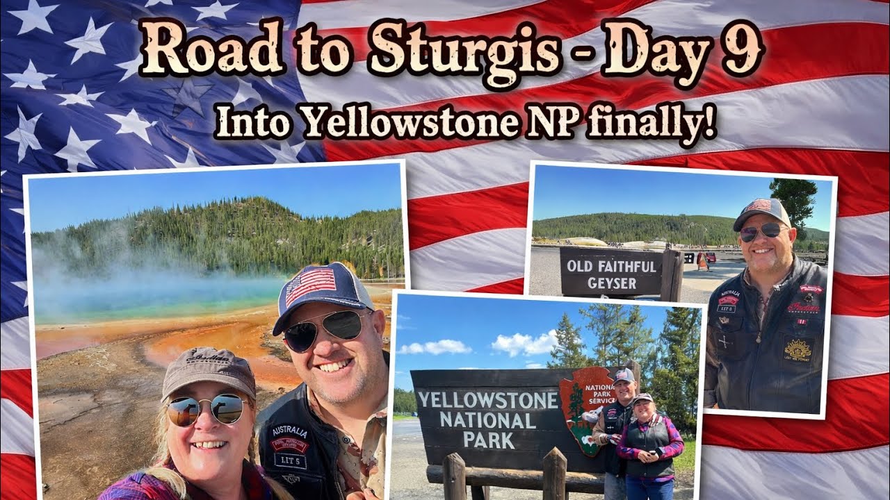 Day 9 of our American Adventure. 25/7/25. Yellowstone National Park