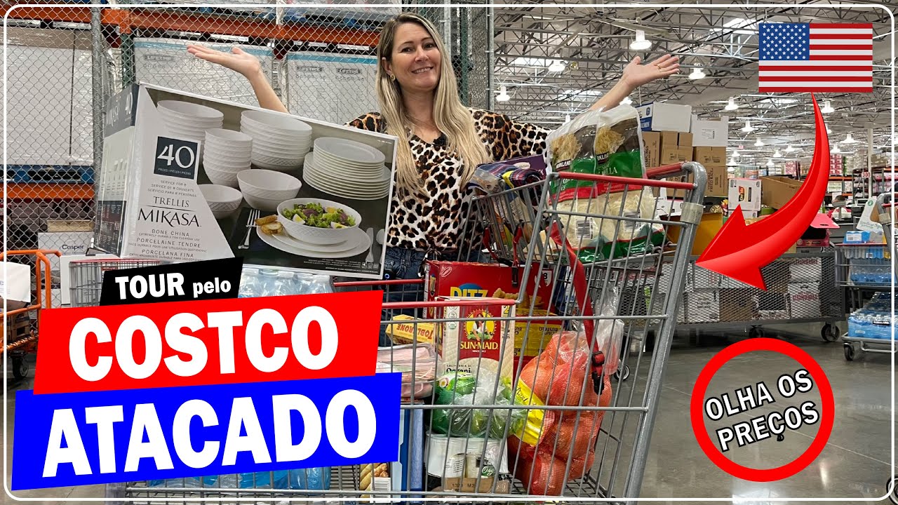 COMPRAS no Melhor ATACADISTA de ORLANDO 💰 O COSTCO é muito BARATO!