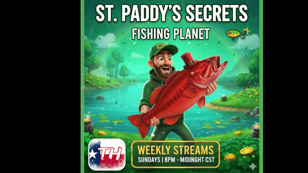Fishing Planet St. Paddy’s Day Party! 🎣 Secret Baits & Viewer Q&A