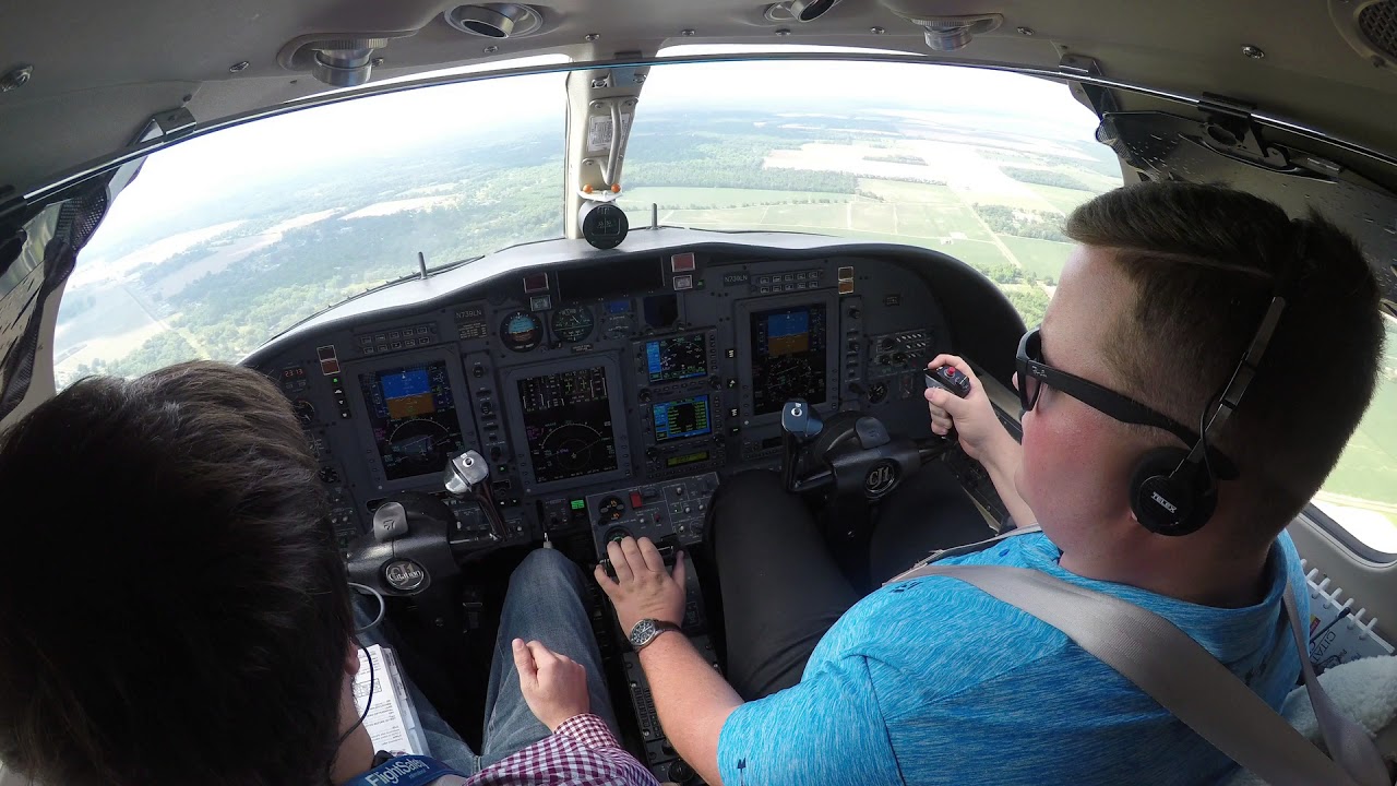 Landing the Citation CJ1