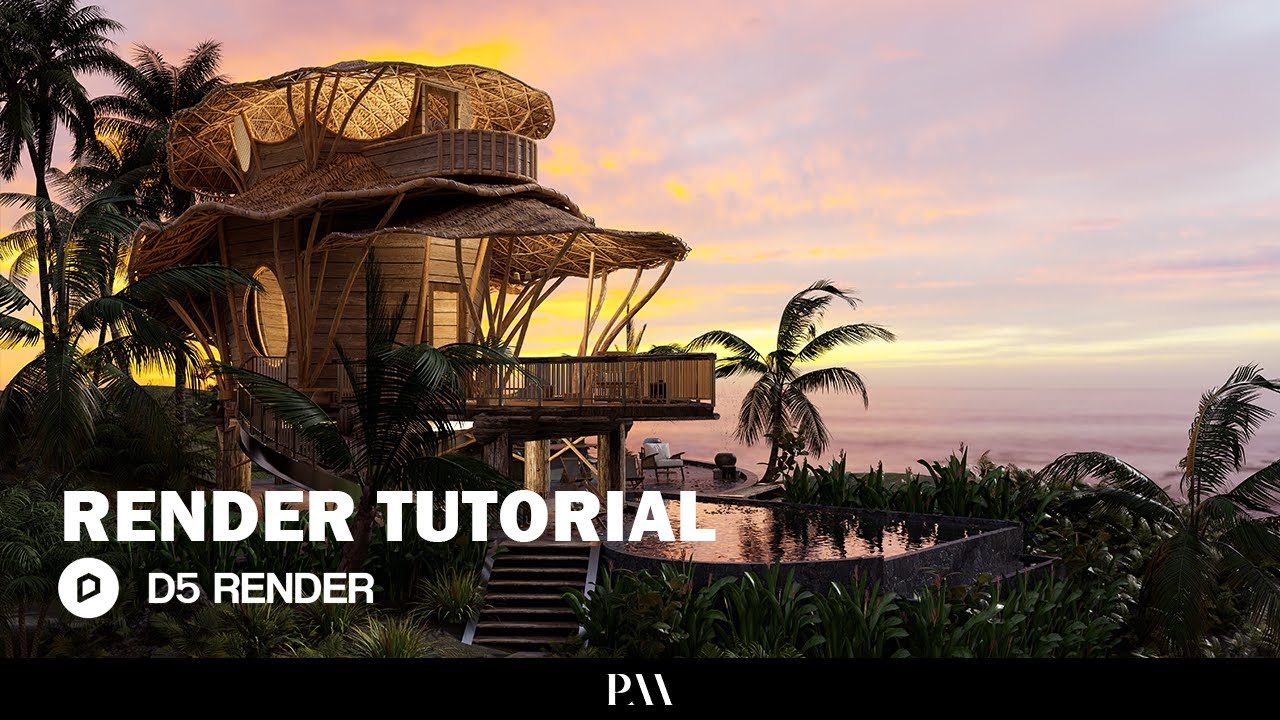 LEARN WITH ME: D5 RENDER TUTORIAL - Exterior scene 02