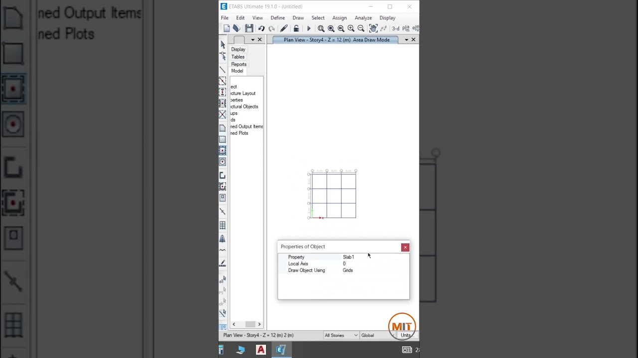 🎥 Master Property Assignment in ETABS! ✨