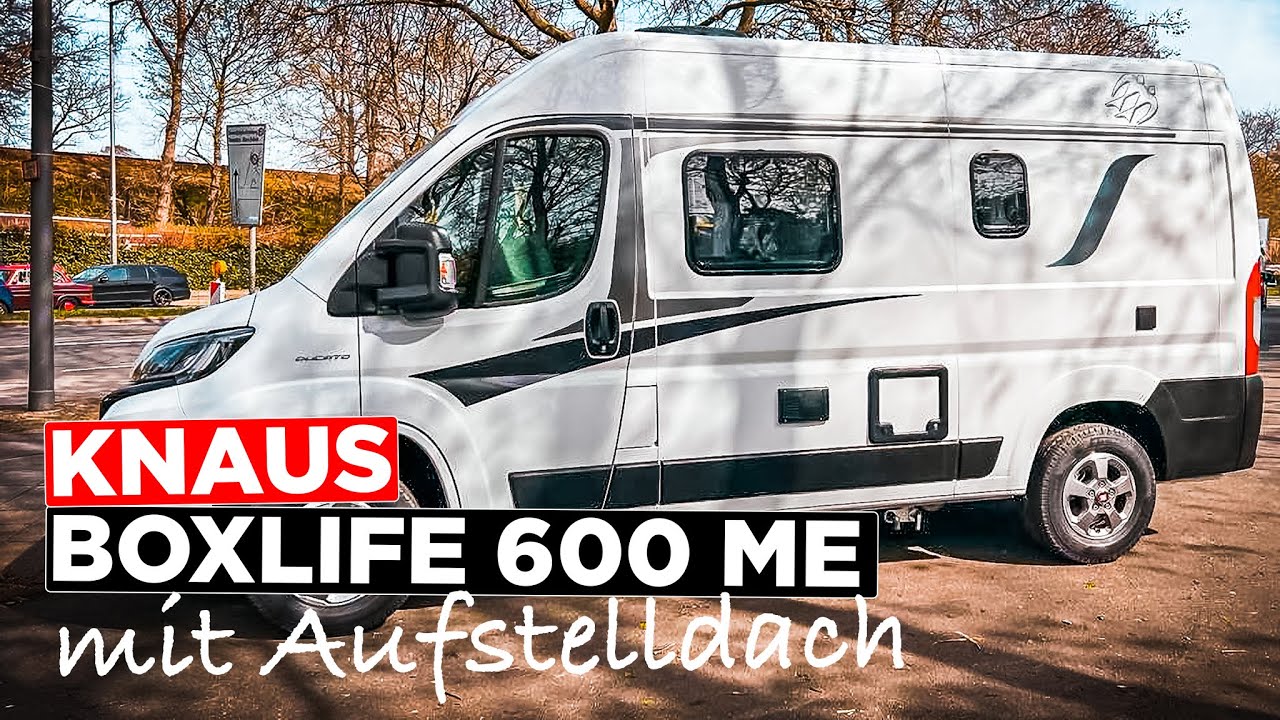 Längsbetten im 6m Kastenwagen - Knaus BoxLife 600 ME Modell 2022 Maxi Aufstelldach