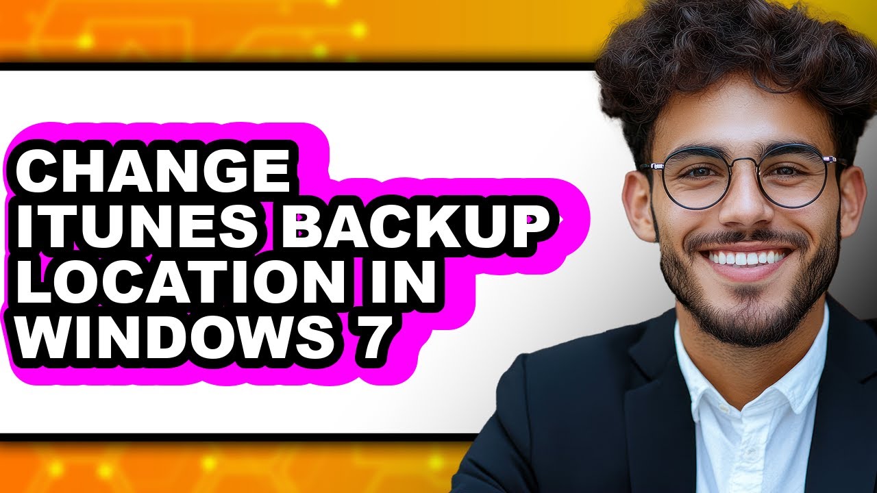 How to Change Itunes Backup Location in Windows 7 (easy Method)