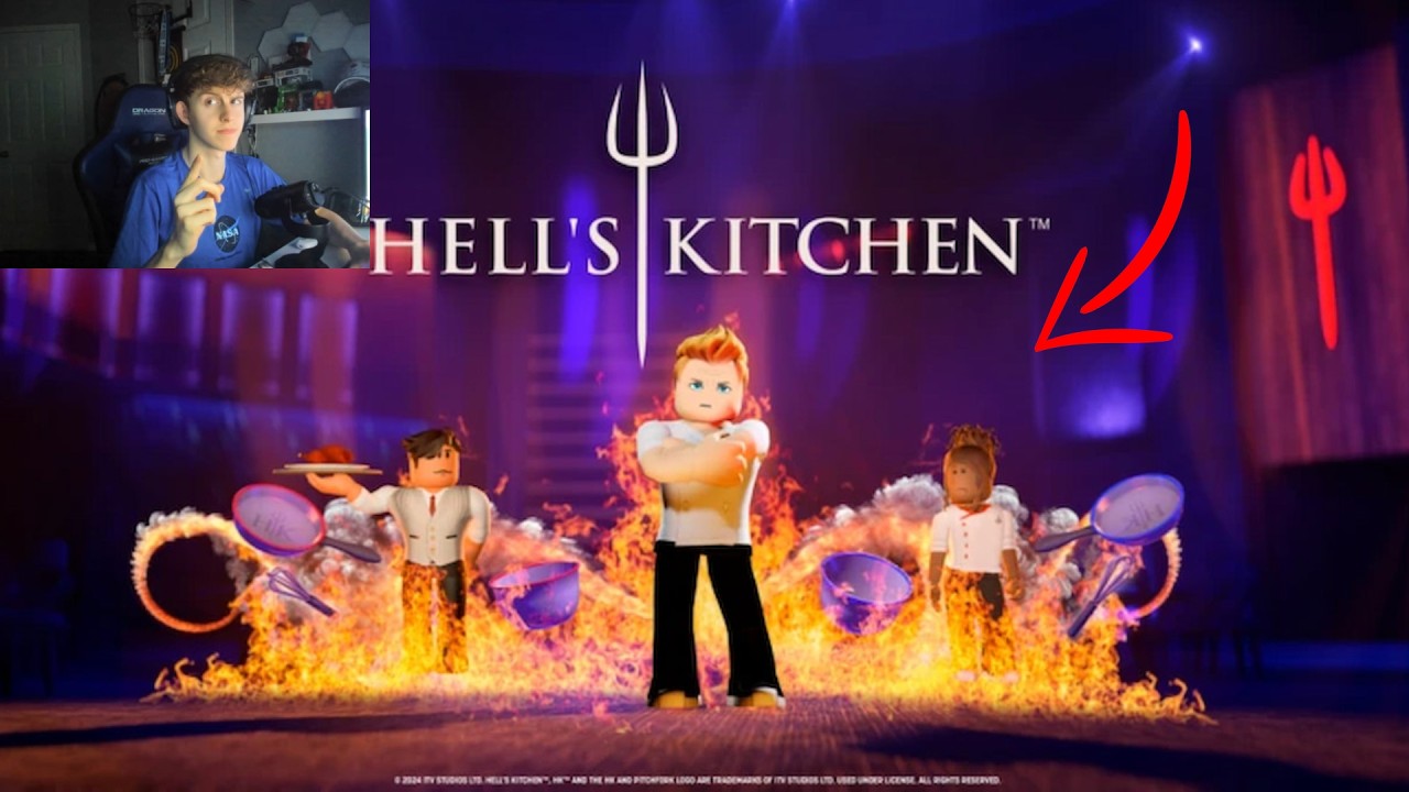 I became a pro chef in Roblox Hells Kitchen