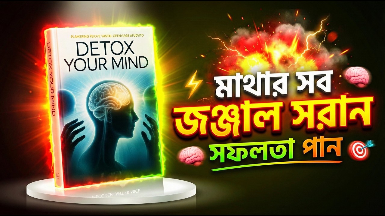 Detox Your Mind 🔥 Audiobook Summary Bangla | সবকিছু ঠিক থাকার পরও দমবন্ধ লাগে? 😔