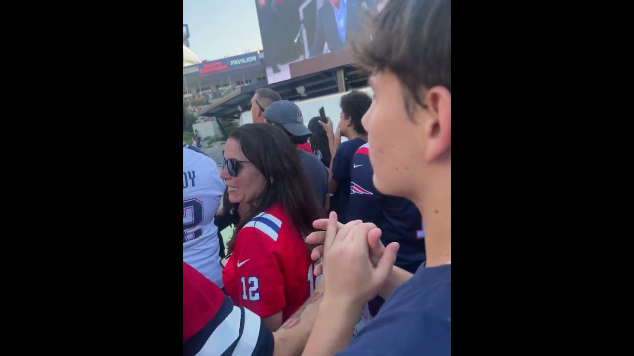 Tom Brady statue reveal and speech 