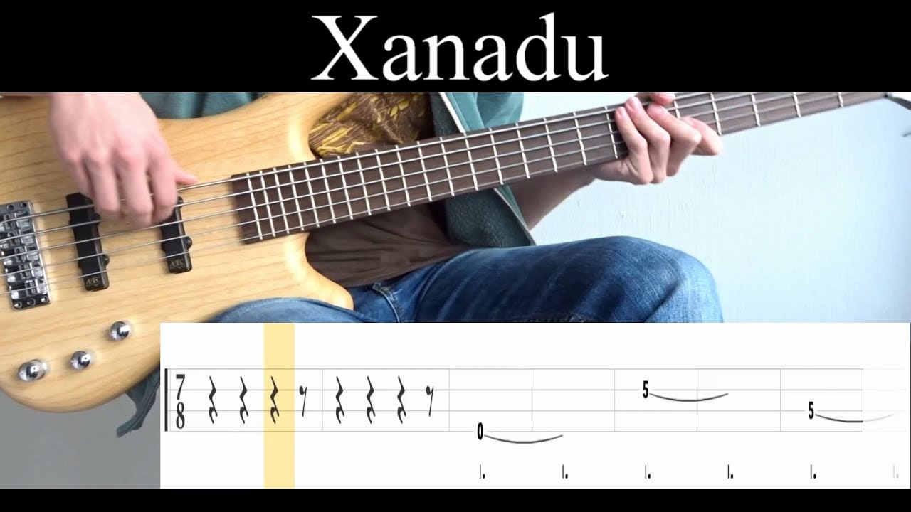 Xanadu (Rush) - Bass Cover (With Tabs) by Leo Düzey