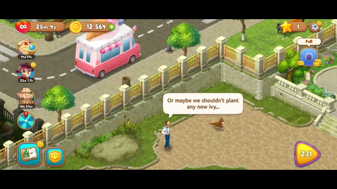 Gardenscapes game  Area - 4 Restored full episode, Playrix games