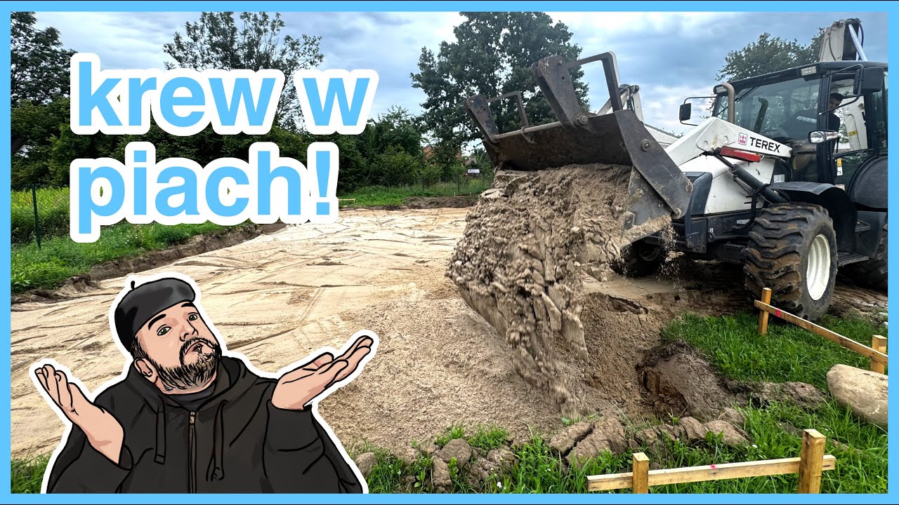 017  - Zasyp i zagęszczenie piasku pod płytę fundamentową