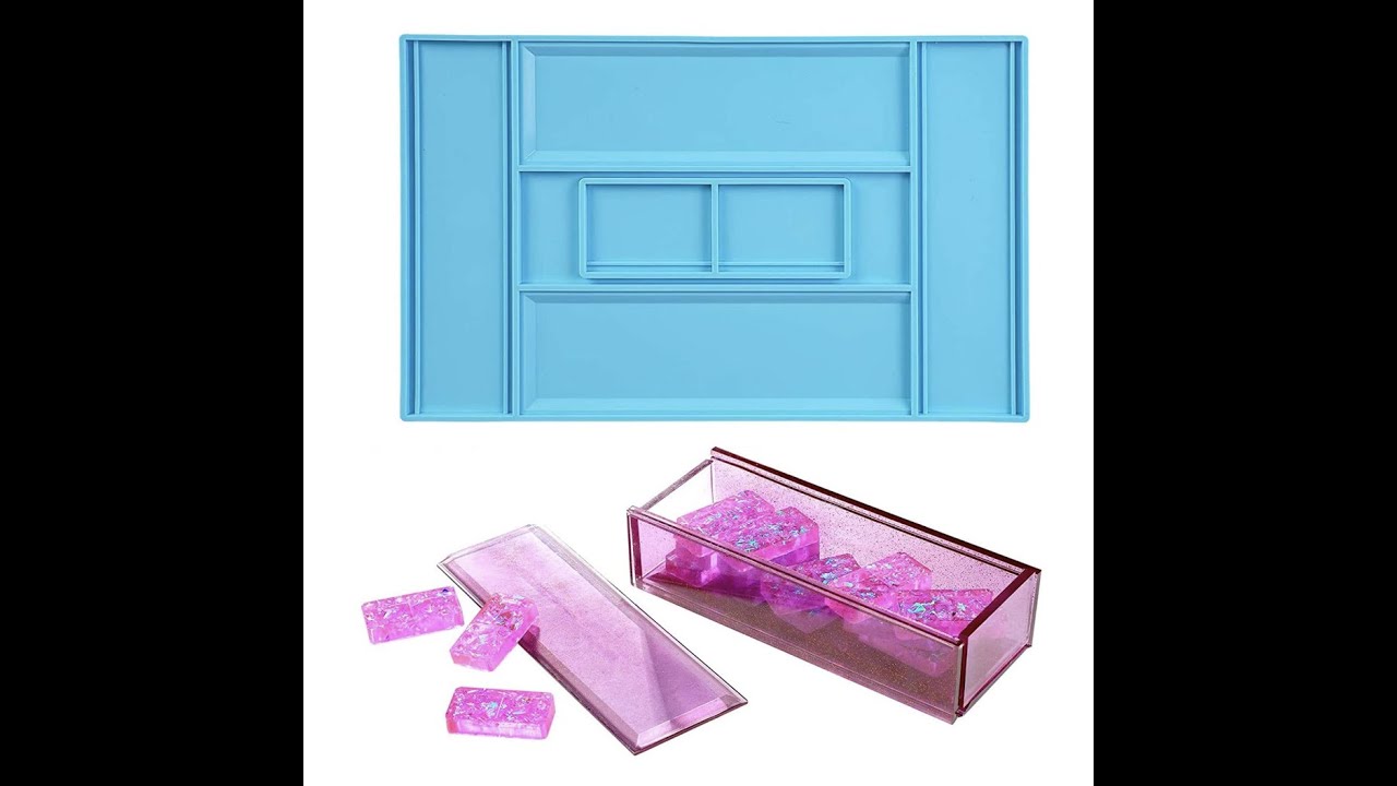 How to assemble dominoes storage box resin mold