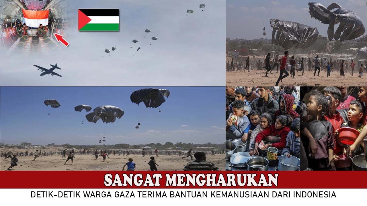 MOMEN MENGHARUKAN !! HUT ke-80 RI KIRIM BANTUAN KEMANUSIAAN ke-GAZA