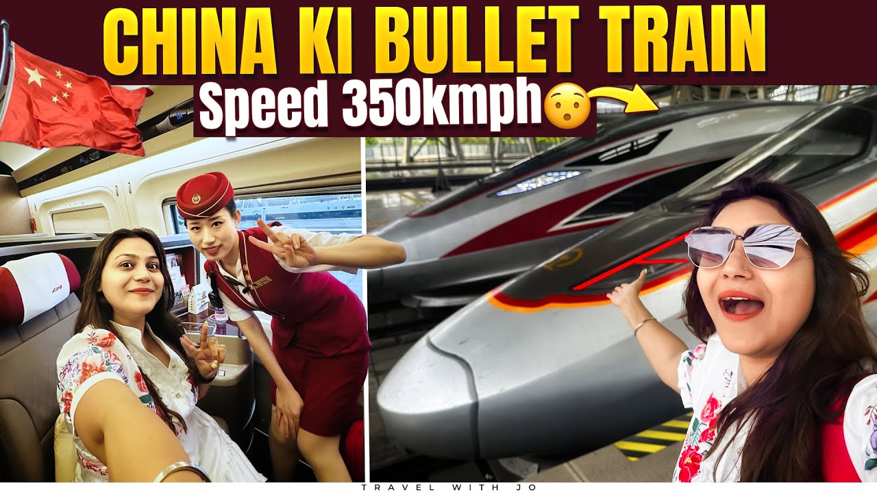 Bullet Train of China 🇨🇳🚅 350 KMPH Bullet Train journey || Shanghai to Beijing Train journey