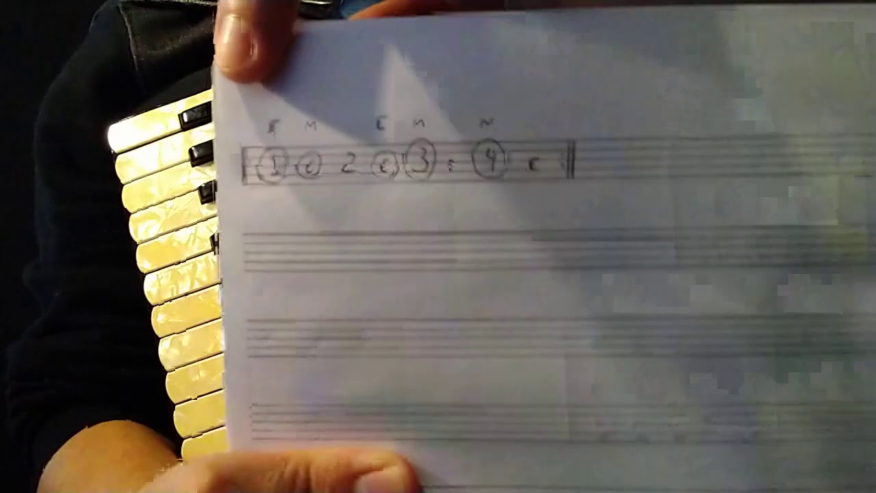 Ritmo de Forró nos Baixos da Sanfona/Acordeon